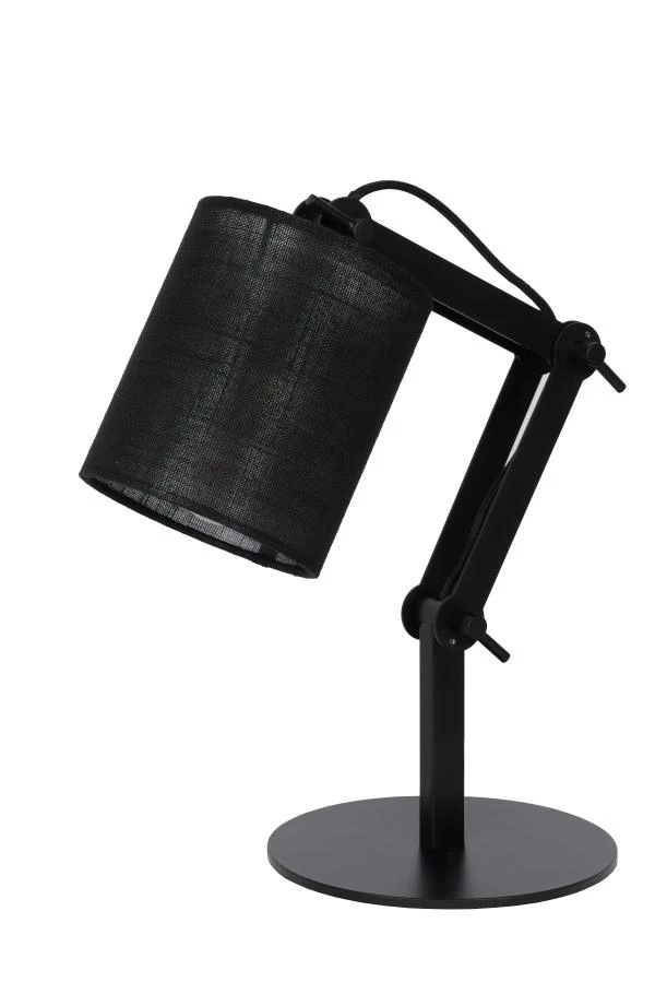 Lucide TAMPA - Lampe de table - 1xE27 - Noir - éteint